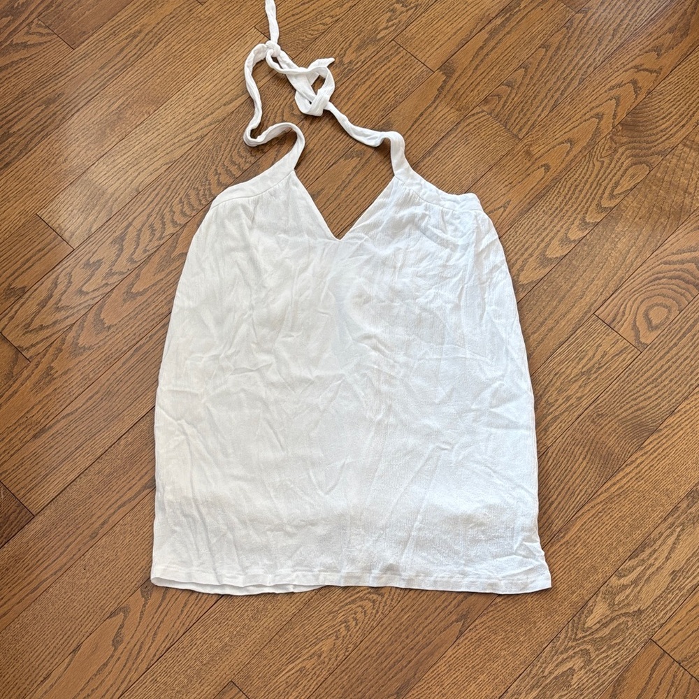 Superdown White Halter Dress